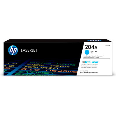 CF511A - TONER HP 204A CYAN ORIGINAL CF511A