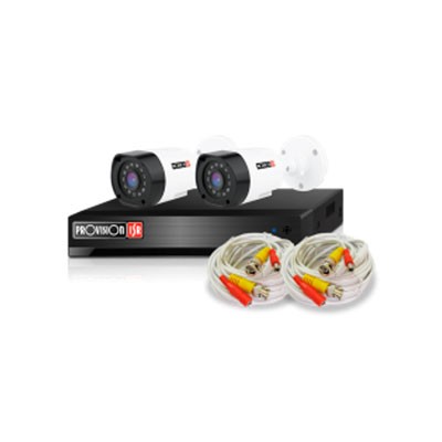 PAK2LIGHTCC2MP-2 - PROVISION KIT 2 CAM BALA 2MP +DVR 4CH + 1 IP PENTH (PAK2LIGHTCC2MP-28)