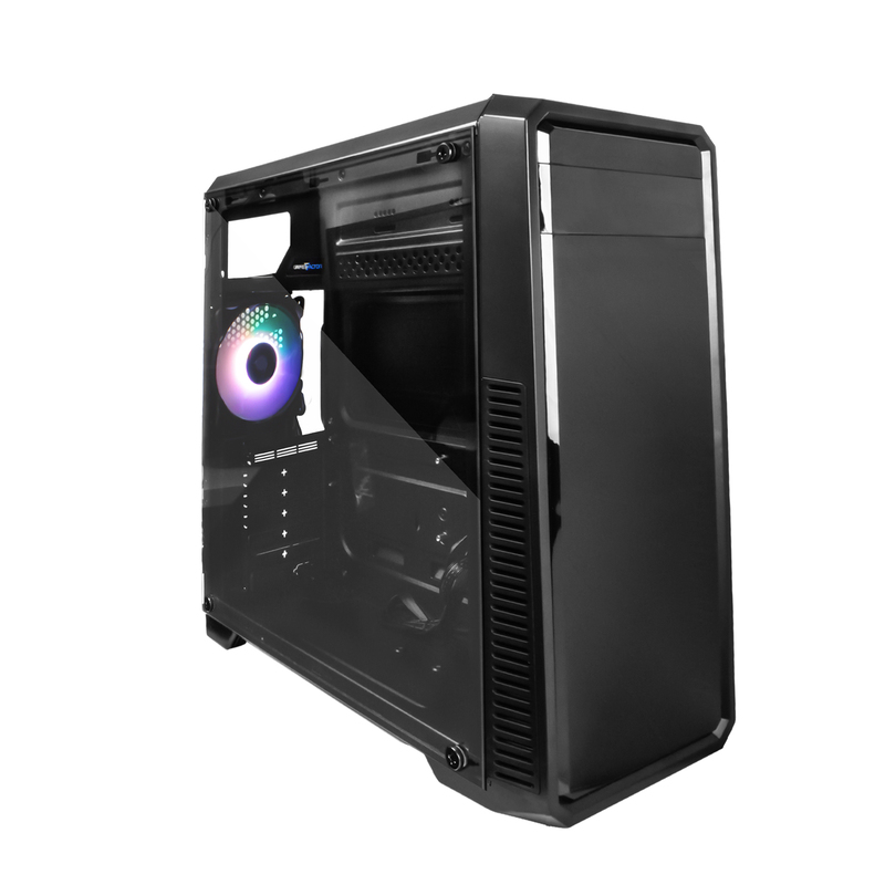 7502266678847-G - GABINETE GAME FACTOR ATX,USB 3.0, 1 VENT 120MM, CRISTAL S/FTE CSG300