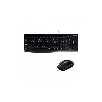 920-004428 - KIT DE TECLADO Y RATON LOGITECH MK120, USB, ALAMBRICO, NEGRO, ESPAÑOL, 920-004428