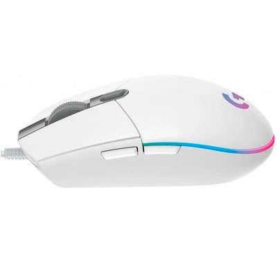 910-005794 - RATON GAMER LOGITECH G203 LIGTHSYNC, OPTICO, ALAMBRICO, USB, 8000 DPI, BLANCO 910-005794