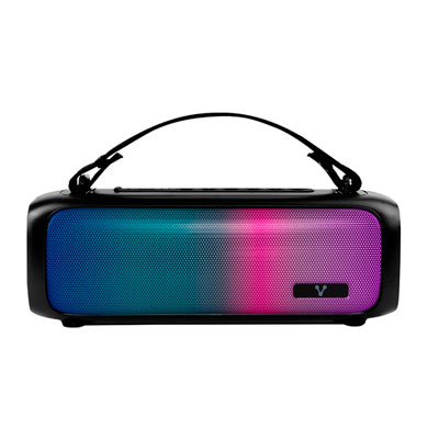 BSP-260 - BOCINA VORAGO BSP-260 BLUETOOTH, USB, 3.5MM, RGB, 16W RMS, NEGRO