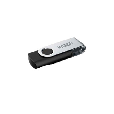 MEMORIA USB 8GB 2.0 HYUNDAI NEGRO/PLATA U2BKP/8G