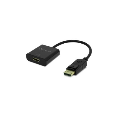 ADAPTADOR VORAGO DISPLAYPORT MACHO - HDMI HEMBRA, NEGRO, ADP-300