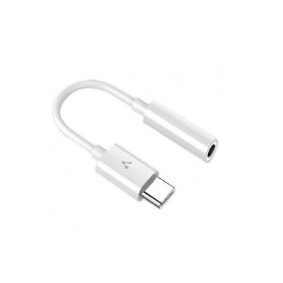 ADAPTADOR VORAGO USB-C MACHO - 3.5MM HEMBRA, BLANCO, ADP-209