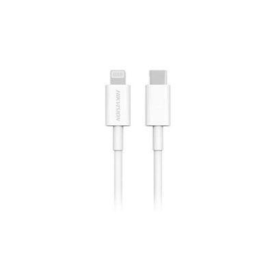 CABLE HIKVISION LIGHTNING A USB-C, 1M, BLANCO, HS-HUB-CBC2L