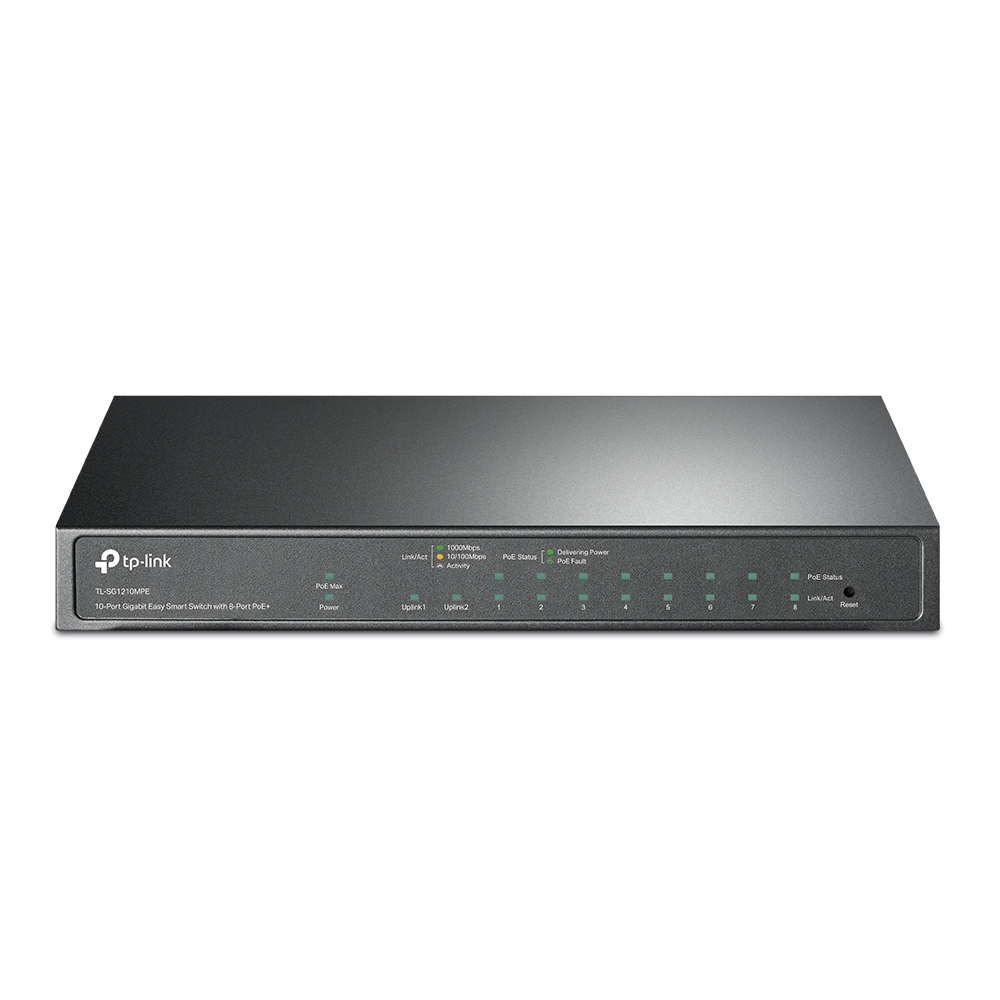 SWITCH DE ESCRITORIO TP-LINK 10 PTOS 8 POE / TL-SG1210MPE