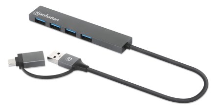 HUB USB-A/C  V3.2  4 Ptos A, 5 Gbps