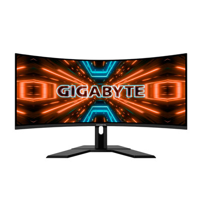 MONITOR GIGABYTE GAMER CURVO G34WQC-A LCD 34", QUAD HD, ULTRA WIDE, ADAPTIVE-SYNC, 144HZ, HDMI, BOCINAS INTEGRADAS (2 X 2W), NEGRO