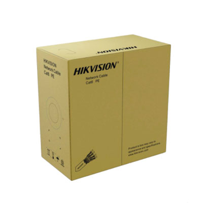 BOBINA DE CABLE HIKVISION CAT6 DE 305 METROS, PARA EXTERIOR, NEGRO, DS-1LN6OUTPE