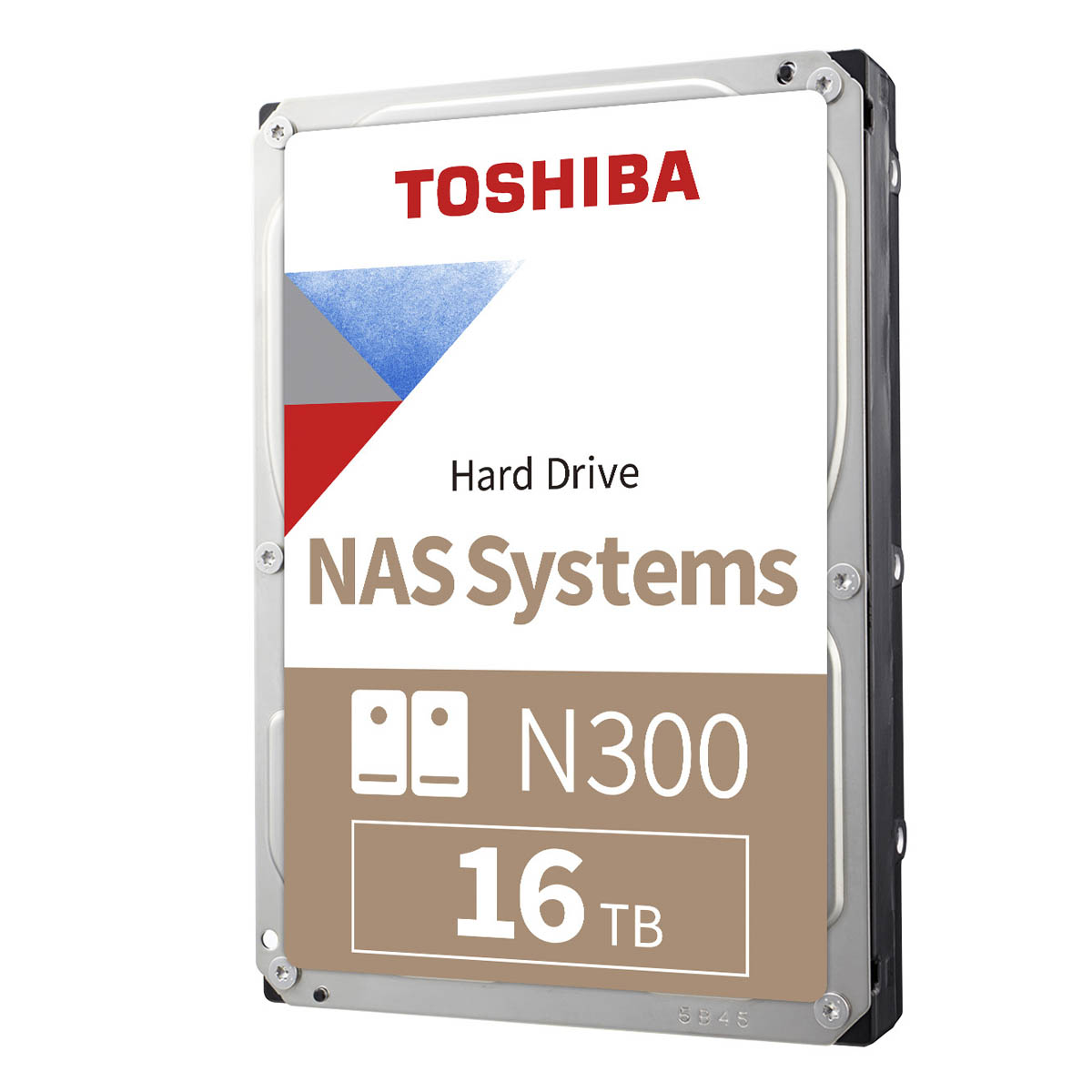 DISCO DURO INTERNO TOSHIBA N300 16TB 3.5" NAS 7200RPM 512MB (HDWG51GXZSTA)