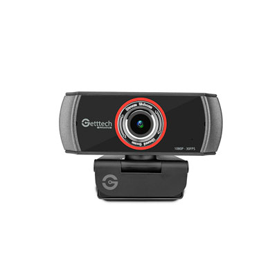 CAMARA WEB GETTTECH, 2MP, 1920 X 1080 PIXELES, USB, NEGRO, GPW-FHDMF-G1