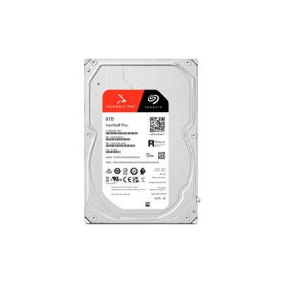 DISCO DURO PARA NAS SEAGATE IRONWOLF PRO 3.5" DE 1 A BAHIAS ILIMITADAS, 6TB, SATA III, 6GBIT/S, 7200RPM, 256MB CACHE