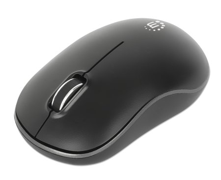 Mouse Optico Inalambrico 3 botones 2.4G Negro