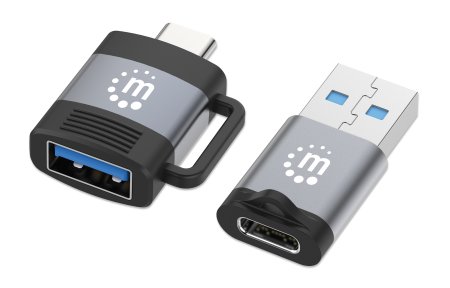 Adaptador USB-C V3.2  Gen1, A-C y C-A 2 pzas.