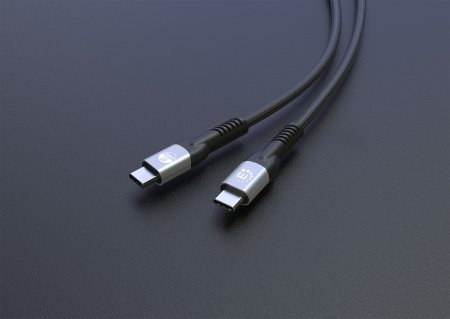 Cable USB-C V4 Thunderbolt, C-C 2M 8K 240W Negro