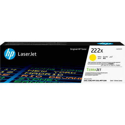 W2222X - TONER HP 222X AMARILLO ORIGINAL W2222X