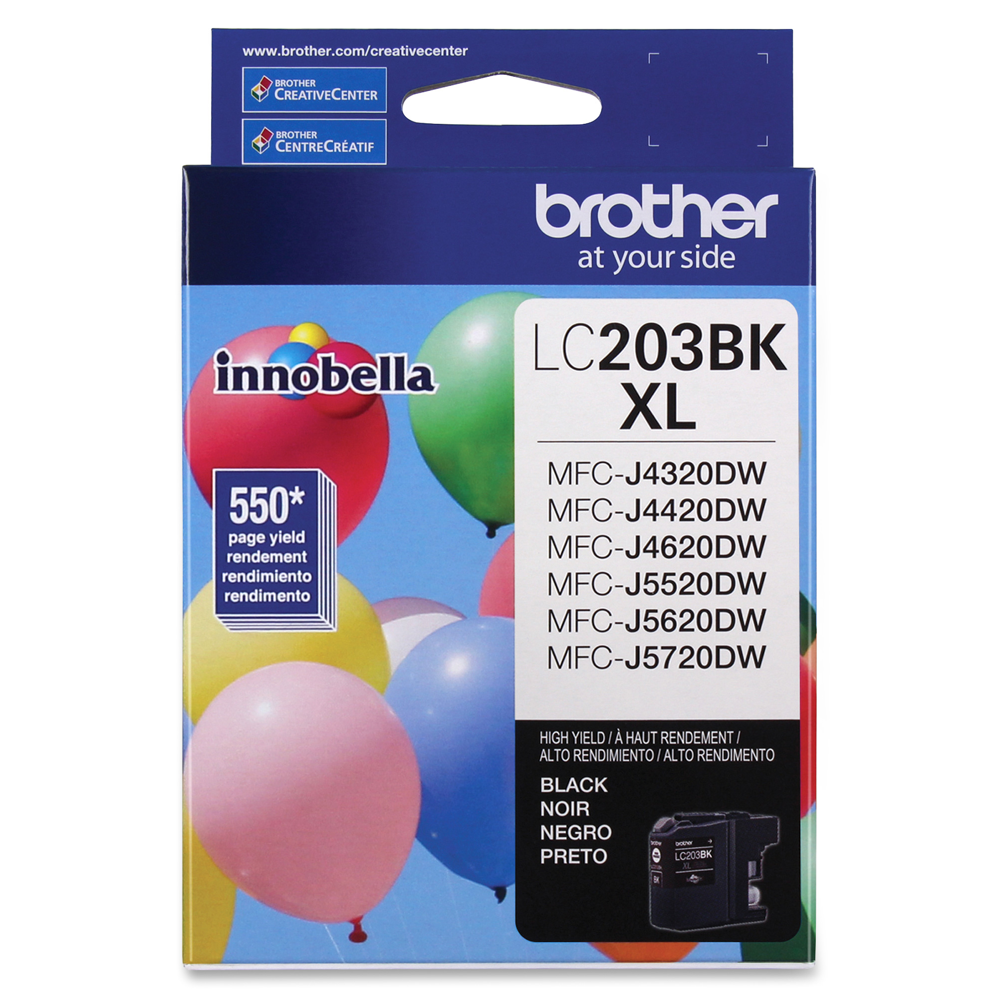 CARTUCHO BROTHER NEGRO LC203BK