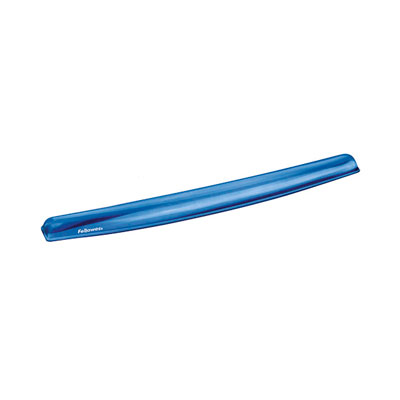 DESCANSA MUÑECAS FELLOWES PARA TECLADO DE GEL CRYSTAL COLOR AZUL