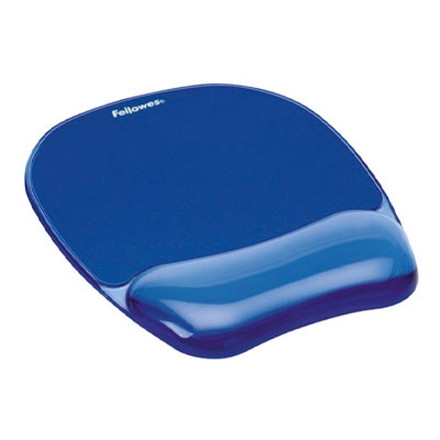 MOUSE PAD FELLOWES DESCANSA MUÑECAS, AZUL, CRC91141