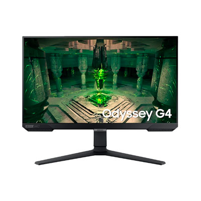 MONITOR SAMSUNG GAMER PLANO 25", FHD, G-SYNC/FREESYNC, ODYSSEY G4, 240HZ, HDMI/DISPLAYPORT, NEGRO, LS25BG400ELXZX
