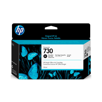 CARTUCHO HP 730 NEGRO FOTO, 130ML , P2V67A