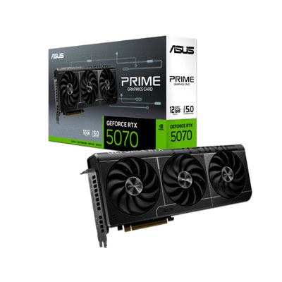 TARJETA DE VIDEO ASUS NVIDIA PRIME RTX 5070 12G, 12GB 192-BIT GDDR7, PCI EXPRESS 5.0, 90YV0M11-MVAA00