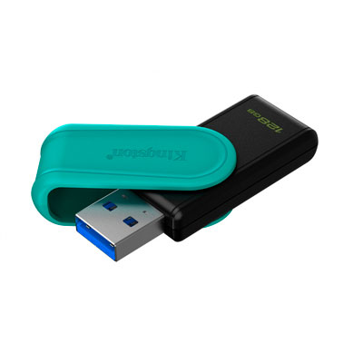 MEMORIA USB 128GB KINGSTON EXODIA S  3.2 NEGRO/AZUL, DTXS/128GB
