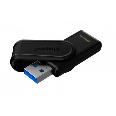 MEMORIA USB 64GB KINGSTON EXODIA S 3.2 NEGRO, DTXS/64GB