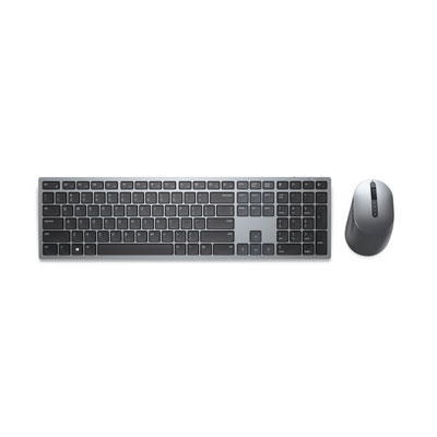 KIT DE TECLADO Y RATON DELL KM7321W, INALAMBRICO, USB, GRIS