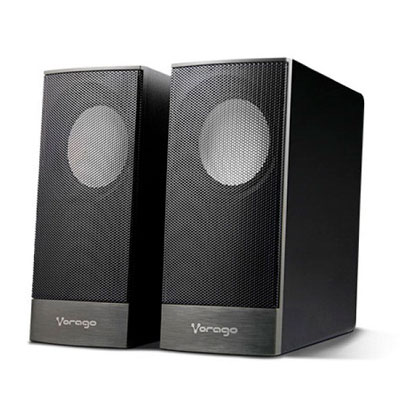 SPK-106 - BOCINA VORAGO SPK-106 NEGRO PARA COMPUTADORA 3.5MM USB
