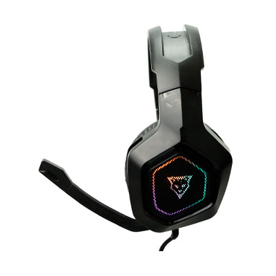 AUDIFONOS GAMER OCELOT ALAMBRICO 2.2 METROS 3.5MM USB RGB