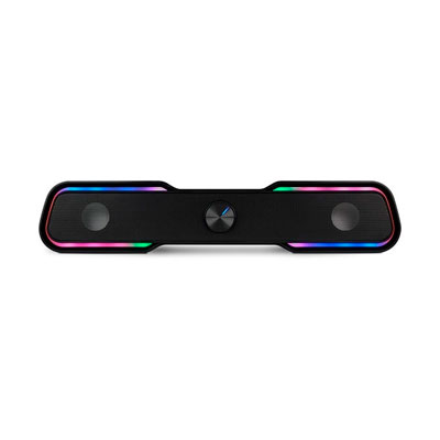 BSP-350 - BOCINA VORAGO BSP-350, BLUETOOTH, USB, ILUMINACION RGB, NEGRO